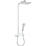 Душова система з комплектом для душу HANSGROHE RAINDANCE 27288400, хром з білим