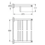 Тримач рушників GROHE ESSENTIALS 40800001, хром