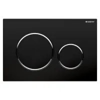 Змивна клавіша GEBERIT SIGMA20 115.882.KM.1,черный глянцевый