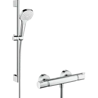 Душовий набір HANSGROHE CROMA SELECT 27081400, хром з білим