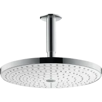 Верхній душ HANSGROHE RAINDANCE SELECT 27337400, хром з білим