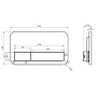 Змивна клавіша VILLEROY & BOCH VICONNECT 92249061, хром