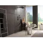 Термостат для душу з окремим виводом для ручного душу скляний HANSGROHE SHOWERSELECT 15735600, чорний