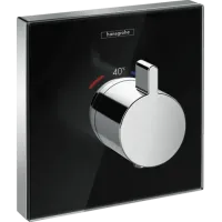 Термостат для душу скляний HANSGROHE SHOWERSELECT 15734600, чорний