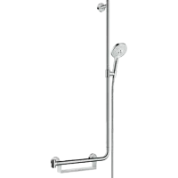 Душовий набір із душовою штангою праворуч HANSGROHE RAINDANCE SELECT 26326400, хром з білим