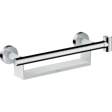 Поручень HANSGROHE UNICA 26328400, хром з білим