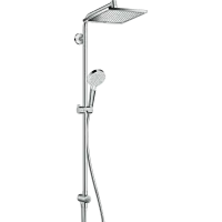 Душова система без змішувача HANSGROHE CROMETTA E 27289000, хром