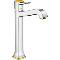 Змішувач для раковини з донним клапаном HANSGROHE METROPOL CLASSIC 31303090, золото глянсовий