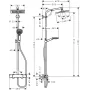 Душова система з термостатом HANSGROHE CROMETTA 27281000
