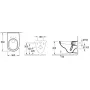 Унітаз підвісний VILLEROY & BOCH O.NOVO 5660R001, 360x560 мм Rimless Directflush, білий
