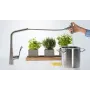 Змішувач для кухонної мийки HANSGROHE METRIS 14834800, нержавіюча сталь