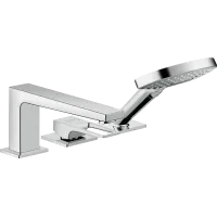 Змішувач на край ванни на 3 отвори HANSGROHE METROPOL 74551000