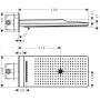 Верхній душ 250/580 3jet AXOR SHOWER SOLUTIONS 35283000