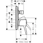 Змішувач для ванни HANSGROHE METROPOL CLASSIC 31345090, хром