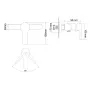 Змішувач для душу RJ DUCT RBZ079-5, хром