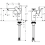 Змішувач для раковини HANSGROHE TALIS E 71755000