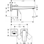 Змішувач для умивальника HANSGROHE METROPOL 32526000, хром