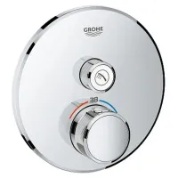 Зовнішня частина змішувача прихованого монтажу GROHE SMARTCONTROL 29118000, хром