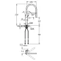 Змішувач для кухні з гнучким виливом GROHE ESSENCE NEW 30294000