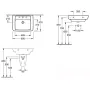 Умивальник VILLEROY & BOCH VERITY DESIGN 51036001, білий
