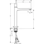Змішувач для раковини HANSGROHE METROPOL 32572000