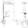 Душова система з душовою штангою HANSGROHE RAINDANCE 27363000