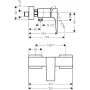 Змішувач для душу HANSGROHE METROPOL 32560000