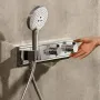 Термостат для душу HANSGROHE RAINSELECT 15355400, хром з білим