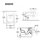 Унітаз підвісний VILLEROY & BOCH AVENTO 5656HRR1, Direct Flush с крышкой SoftClose, білий