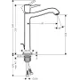 Змішувач для умивальника HANSGROHE METROPOL CLASSIC 31303000