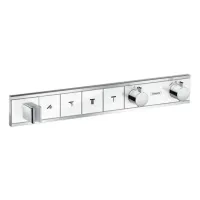 Термостат для душу HANSGROHE RAINSELECT 15357400, хром з білим