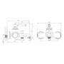 Змішувач для ванни IMPRESE HYDRANT ZMK031806040