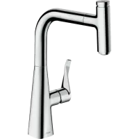Змішувач для кухні з висувним виливом HANSGROHE METRIS SELECT 14857000