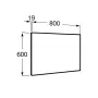 Дзеркало для ванної кімнати ROCA VICTORIA BASIC A812328406