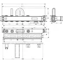 Прихована частина змішувача прихованого монтажу HANSGROHE HANSGROHE 15314180
