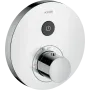 Термостат для 1 споживача AXOR SHOWER SELECT 36722000, прихованого монтажу, круглий