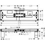 Прихована частина ShowerHeaven 1200/300 4jet AXOR SHOWER SOLUTIONS 10922180