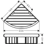Мильниця HANSGROHE LOGIS 41710000, хром