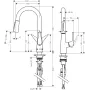 Змішувач для кухонної мийки HANSGROHE TALIS S 72815000