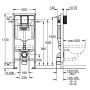 Інсталяція для унітаза GROHE RAPID SL 38772001+37131000, хром