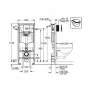 Інсталяція для унітаза GROHE RAPID SL 38722001+37131000, білий