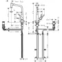Змішувач для кухонної мийки HANSGROHE METRIS SELECT M71 73806000