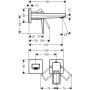 Змішувач для раковини HANSGROHE METROPOL 74525000