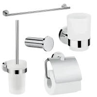 Набір аксесуарів для ванної кімнати HANSGROHE LOGIS 41723222
