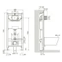 Інсталяція для унітаза IMPRESE i-FRAME i9120OLIpure, хром