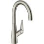 Змішувач для кухонної мийки HANSGROHE TALIS S 72814800, нержавіюча сталь