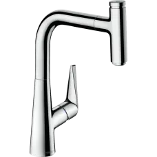 Змішувач для кухні з висувним виливом HANSGROHE TALIS SELECT S 72822000, хром