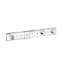 Термостат для 5 споживачів HANSGROHE RAINSELECT 15358400, хром з білим