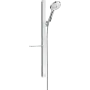 Душовий набір із душовою штангою та мильницею HANSGROHE RAINDANCE SELECT 27648400, хром з білим