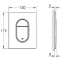 Змивна клавіша GROHE ARENA COSMOPOLITAN 37624P00, хром